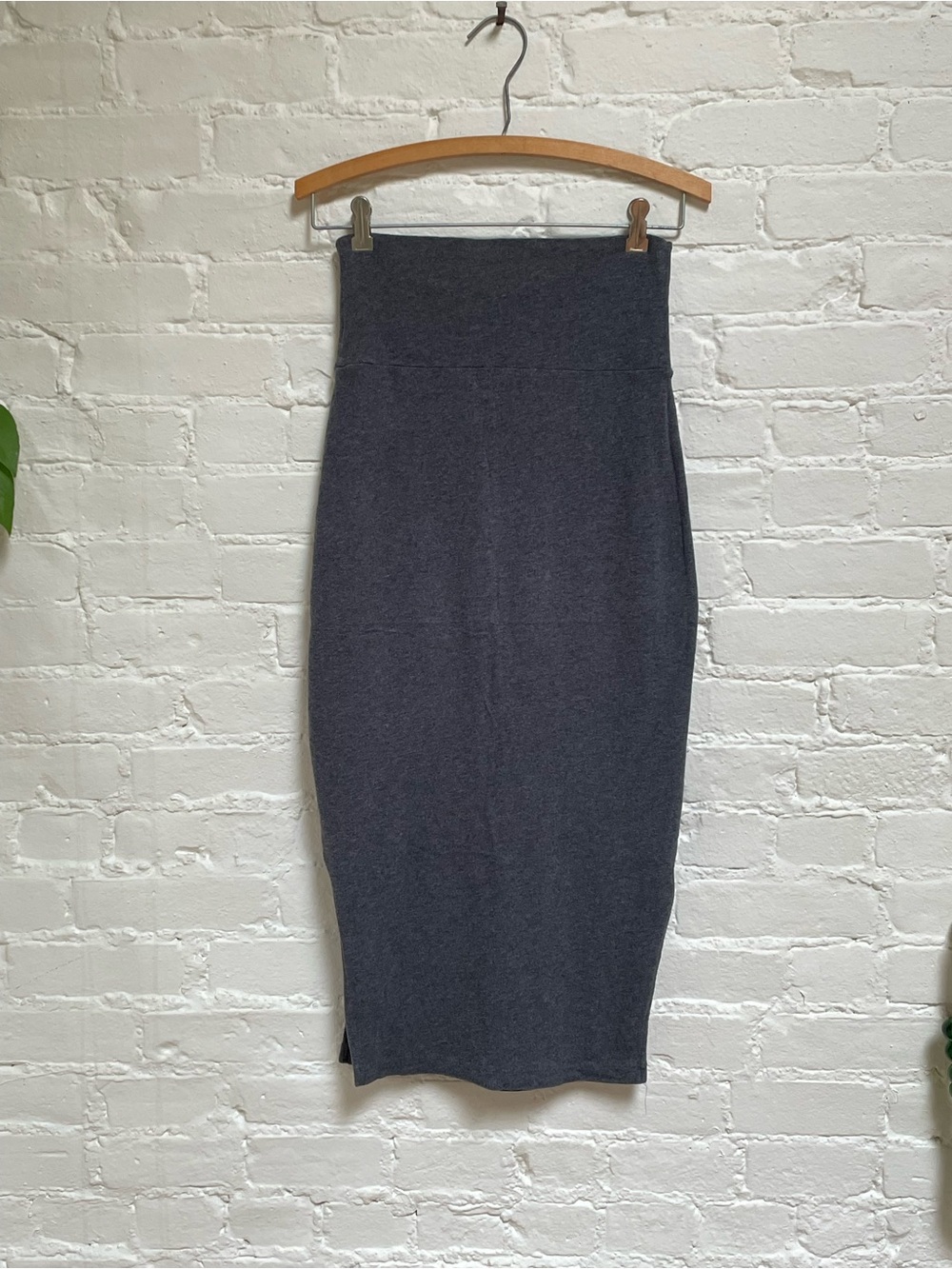 James Pirce High-Waist Cotton Pencil Skirt